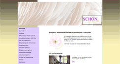 Desktop Screenshot of kosmetik-schoensinn.eu